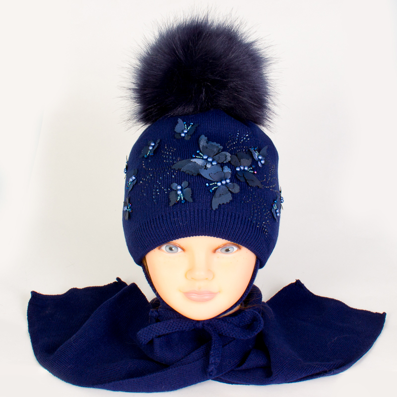 Комплект зимний: шапка+шарф