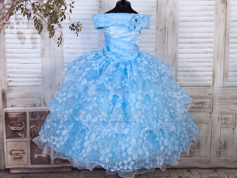 Нарядное платье для девочки "Королева цветов"