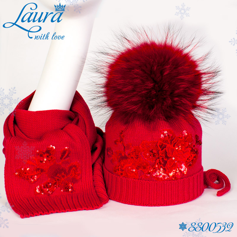 Комплект Laura: шапка+шарф