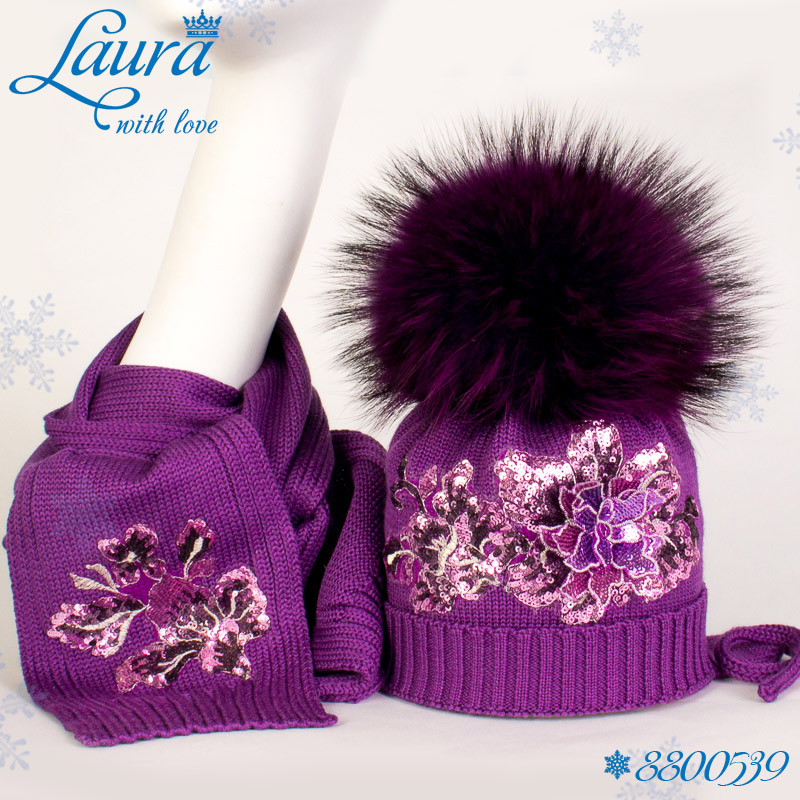 Комплект Laura: шапка+шарф