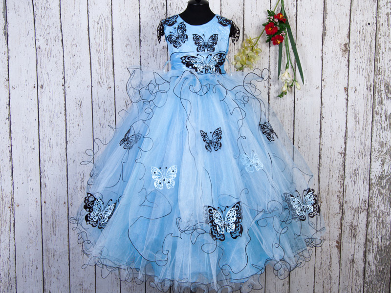 Нарядное платье для девочки "Чарующая бабочка"