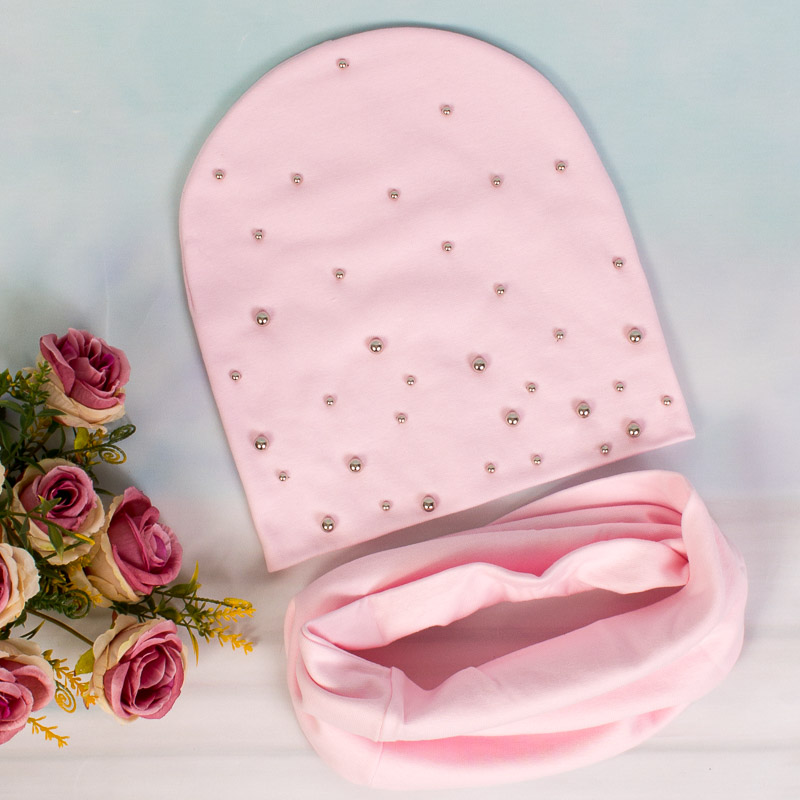 Комплект трикотажный с бусинками