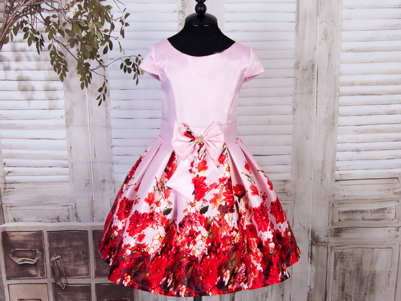 Нарядное платье для девочки "Весна"
