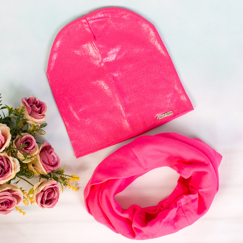 Комплект трикотажный с напылением металлик