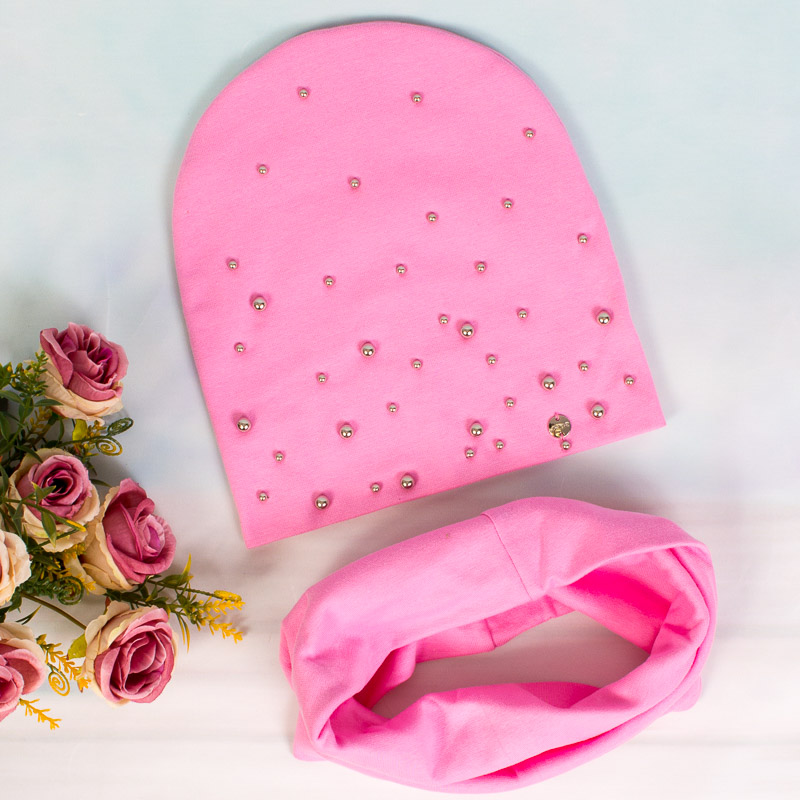 Комплект трикотажный с бусинками