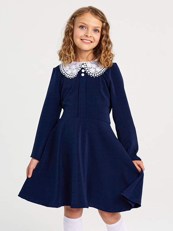 Школьное платье с кружевным воротником Мэри