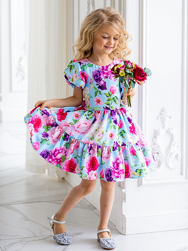 Нарядное платье для девочки Весна